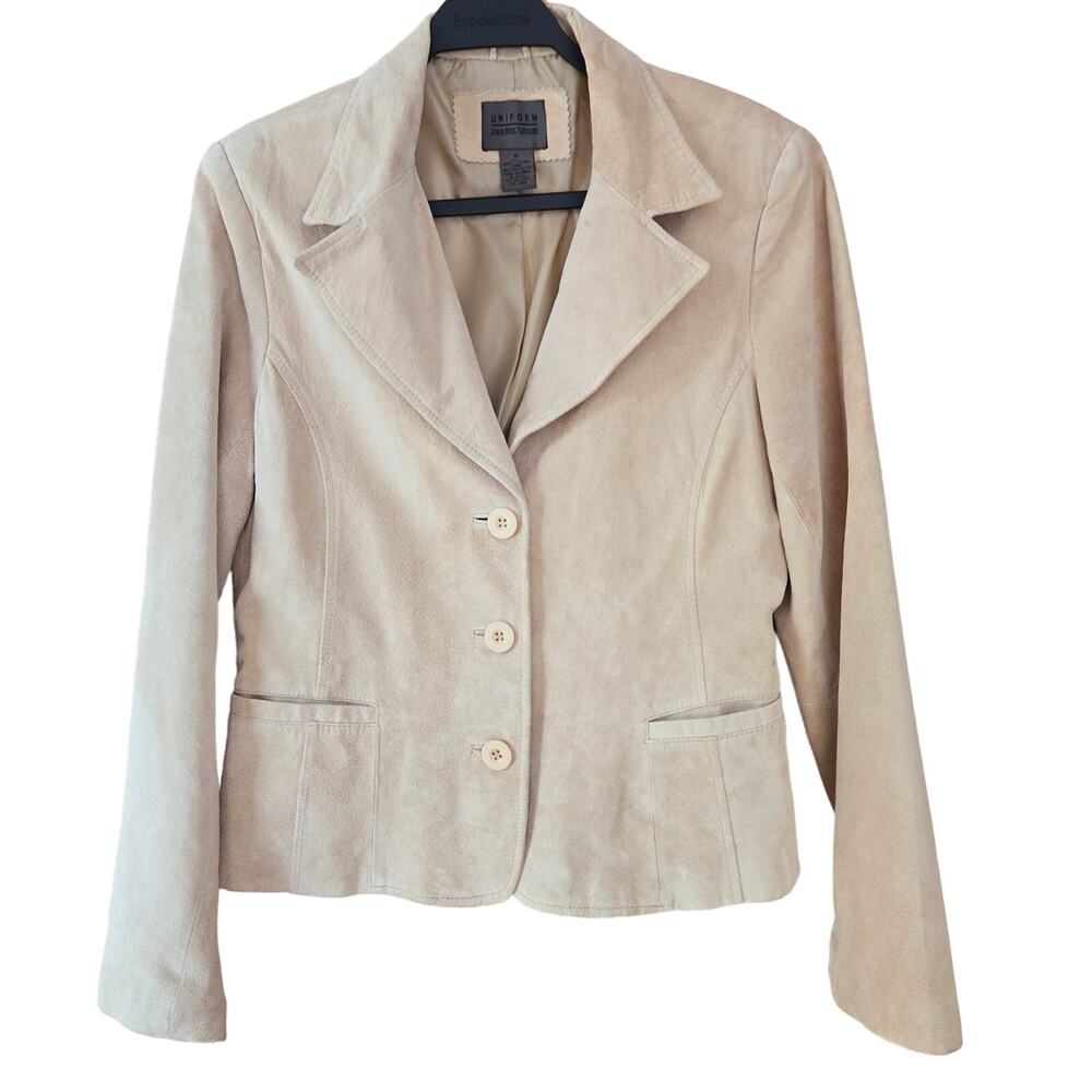 Suede Tan Coat/Blazer